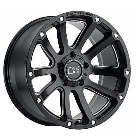 Black Rhino Wheel Highland - 18 x 9.5 Black - 1895HLD-26140M12