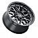 Black Rhino Wheel Hollister - 18 x 9.5 Black With Natural Accents - 1895HSR-86140B12