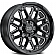 Black Rhino Wheel Hollister - 18 x 9.5 Black With Natural Accents - 1895HSR-86140B12