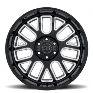 Black Rhino Wheel Pismo - 18 x 9.5 Black With Natural Accents - 1895PIS-86140B12-2