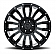 Black Rhino Wheel Pinatubo - 18 x 9.5 Black With Natural Accents - 1895PNT-86140B12