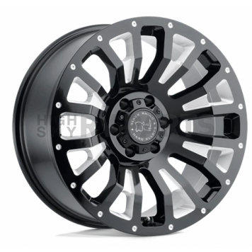 Black Rhino Wheel Pinatubo - 18 x 9.5 Black With Natural Accents - 1895PNT-86140B12