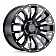 Black Rhino Wheel Pinatubo - 18 x 9.5 Black With Natural Accents - 1895PNT-86140B12