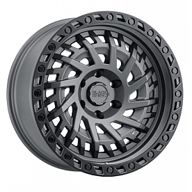 Black Rhino Wheel Shredder - 18 x 9.5 Gun Metal With Black Lip - 1895SHD126140G12