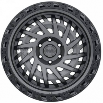 Black Rhino Wheel Shredder - 18 x 9.5 Gun Metal With Black Lip - 1895SHD126140G12-1