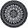 Black Rhino Wheel Shredder - 18 x 9.5 Gun Metal With Black Lip - 1895SHD126140G12