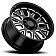 Black Rhino Wheel Pismo - 20 x 12 Black With Natural Accents - 2012PIS-46140B12