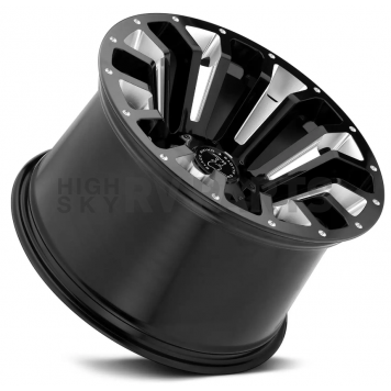 Black Rhino Wheel Pinatubo - 20 x 12 Black With Natural Accents - 2012PNT-46140B12-2