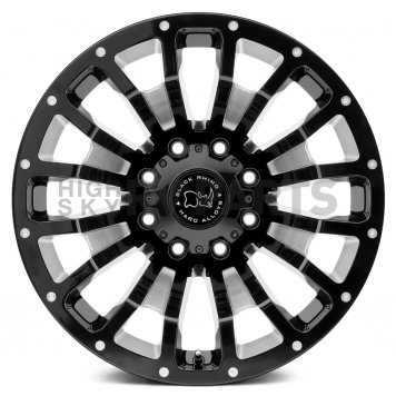 Black Rhino Wheel Pinatubo - 20 x 12 Black With Natural Accents - 2012PNT-46140B12-1