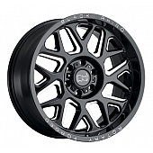 Black Rhino Wheel Reaper - 20 x 11.5 Black With Natural Accents - 2015RPR-46140B12