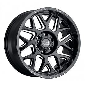 Black Rhino Wheel Reaper - 20 x 11.5 Black With Natural Accents - 2015RPR-46140B12