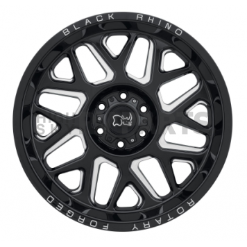 Black Rhino Wheel Reaper - 20 x 11.5 Black With Natural Accents - 2015RPR-46140B12-2