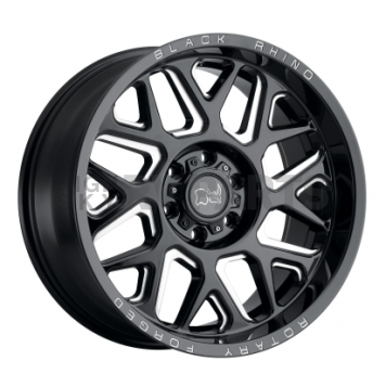 Black Rhino Wheel Reaper - 20 x 11.5 Black With Natural Accents - 2015RPR-46140B12