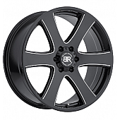 Black Rhino Wheel Haka - 20 x 8.5&nbsp;Black With Natural Accents - 2085HAK306140B12