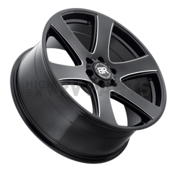 Black Rhino Wheel Haka - 20 x 8.5 Black With Natural Accents - 2085HAK306140B12-1