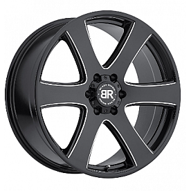 Black Rhino Wheel Haka - 20 x 8.5&nbsp;Black With Natural Accents - 2085HAK156140B12