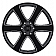 Black Rhino Wheel Haka - 20 x 8.5 Black With Natural Accents - 2085HAK306140B12