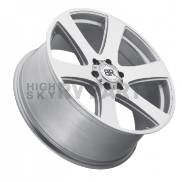 Black Rhino Wheel Haka - 20 x 8.5 Silver With Natural Face - 2085HAK306140S12-1
