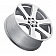 Black Rhino Wheel Haka - 20 x 8.5 Silver With Natural Face - 2085HAK306140S12