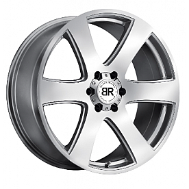 Black Rhino Wheel Haka - 20 x 8.5&nbsp;Silver With Natural Face - 2085HAK306140S12