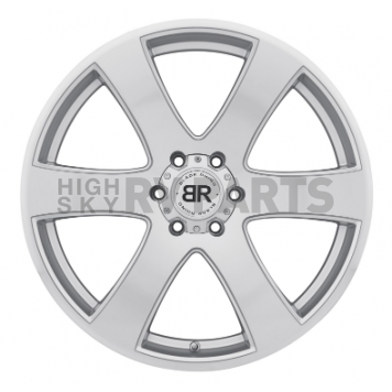 Black Rhino Wheel Haka - 20 x 8.5 Silver With Natural Face - 2085HAK306140S12-2
