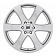 Black Rhino Wheel Haka - 20 x 8.5 Silver With Natural Face - 2085HAK306140S12