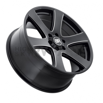 Black Rhino Wheel Haka - 20 x 8.5 Black With Natural Accents - 2085HAK456140B12-1