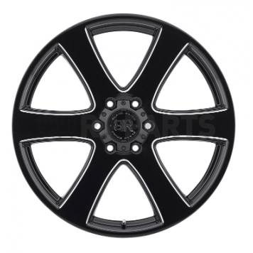Black Rhino Wheel Haka - 20 x 8.5 Black With Natural Accents - 2085HAK456140B12-2