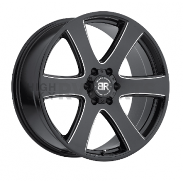 Black Rhino Wheel Haka - 20 x 8.5 Black With Natural Accents - 2085HAK456140B12