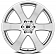 Black Rhino Wheel Haka - 20 x 8.5 Silver With Natural Face - 2085HAK156140S12