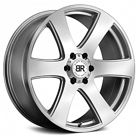 Black Rhino Wheel Haka - 20 x 8.5&nbsp;Silver With Natural Face - 2085HAK156140S12