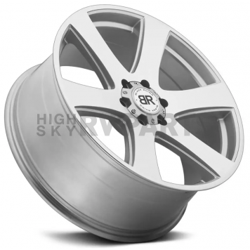 Black Rhino Wheel Haka - 20 x 8.5 Silver With Natural Face - 2085HAK156140S12-1