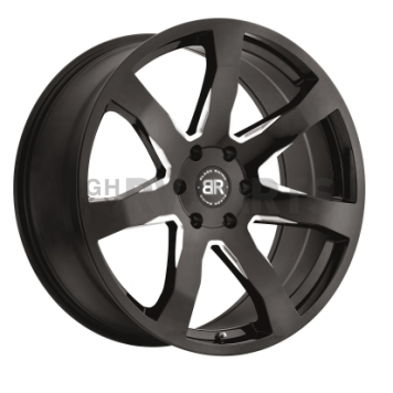 Black Rhino Wheel Mozambique - 20 x 8.5 Black With Natural Accents - 2085MZA156140B12