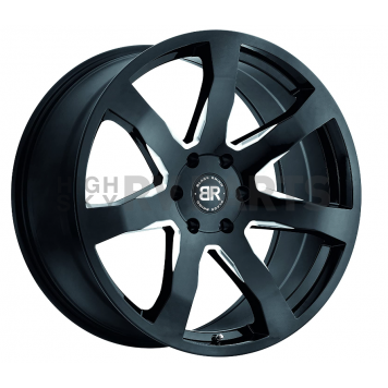 Black Rhino Wheel Mozambique - 20 x 8.5 Black With Natural Accents - 2085MZA456140B12