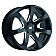 Black Rhino Wheel Mozambique - 20 x 8.5 Black With Natural Accents - 2085MZA456140B12