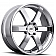 Black Rhino Wheel Pondora - 20 x 8.5 Silver - 2085PND186140C12