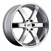 Black Rhino Wheel Pondora - 20 x 8.5&nbsp;Silver With Natural Face - 2085PND456140S12