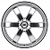 Black Rhino Wheel Pondora - 20 x 8.5 Silver With Natural Face - 2085PND186140S12