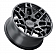 Black Rhino Wheel Ridge - 20 x 9 Black - 2090RDG126140M12