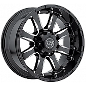 Black Rhino Wheel Canon - 20 x 9.5 Black With Natural Accents - 2095CAN126140B12