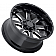 Black Rhino Wheel Canon - 20 x 9.5 Black With Natural Accents - 2095CAN126140B12