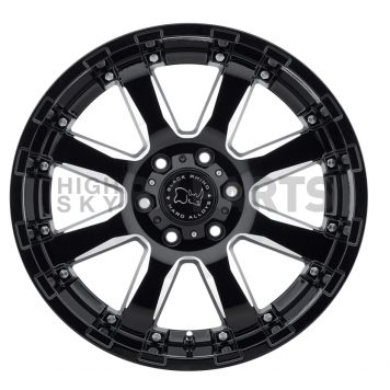 Black Rhino Wheel Canon - 20 x 9.5 Black With Natural Accents - 2095CAN126140B12-2