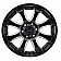 Black Rhino Wheel Canon - 20 x 9.5 Black With Natural Accents - 2095CAN126140B12