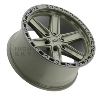Black Rhino Wheel Henderson - 20 x 9.5 Olive Green With Black Lip And Bolts - 2095HDS-86140N12-1