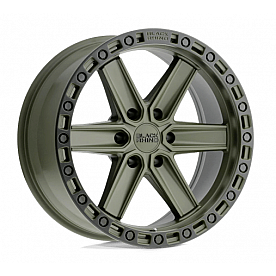Black Rhino Wheel Henderson - 20 x 9.5 Olive Green With Black Lip And Bolts - 2095HDS-86140N12
