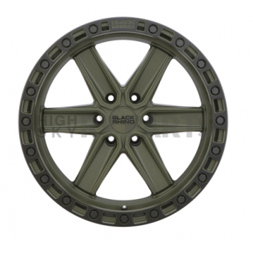 Black Rhino Wheel Henderson - 20 x 9.5 Olive Green With Black Lip And Bolts - 2095HDS-86140N12-2
