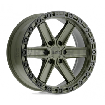 Black Rhino Wheel Henderson - 20 x 9.5 Olive Green With Black Lip And Bolts - 2095HDS-86140N12