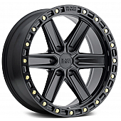 Black Rhino Wheel Henderson - 20 x 9.5 Black With Brass Bolts - 2095HDS186140B12