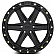 Black Rhino Wheel Henderson - 20 x 9.5 Black With Brass Bolts - 2095HDS186140B12