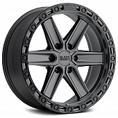 Black Rhino Wheel Henderson - 20 x 9.5 Gun Black With Black Lip - 2095HDS186140G12